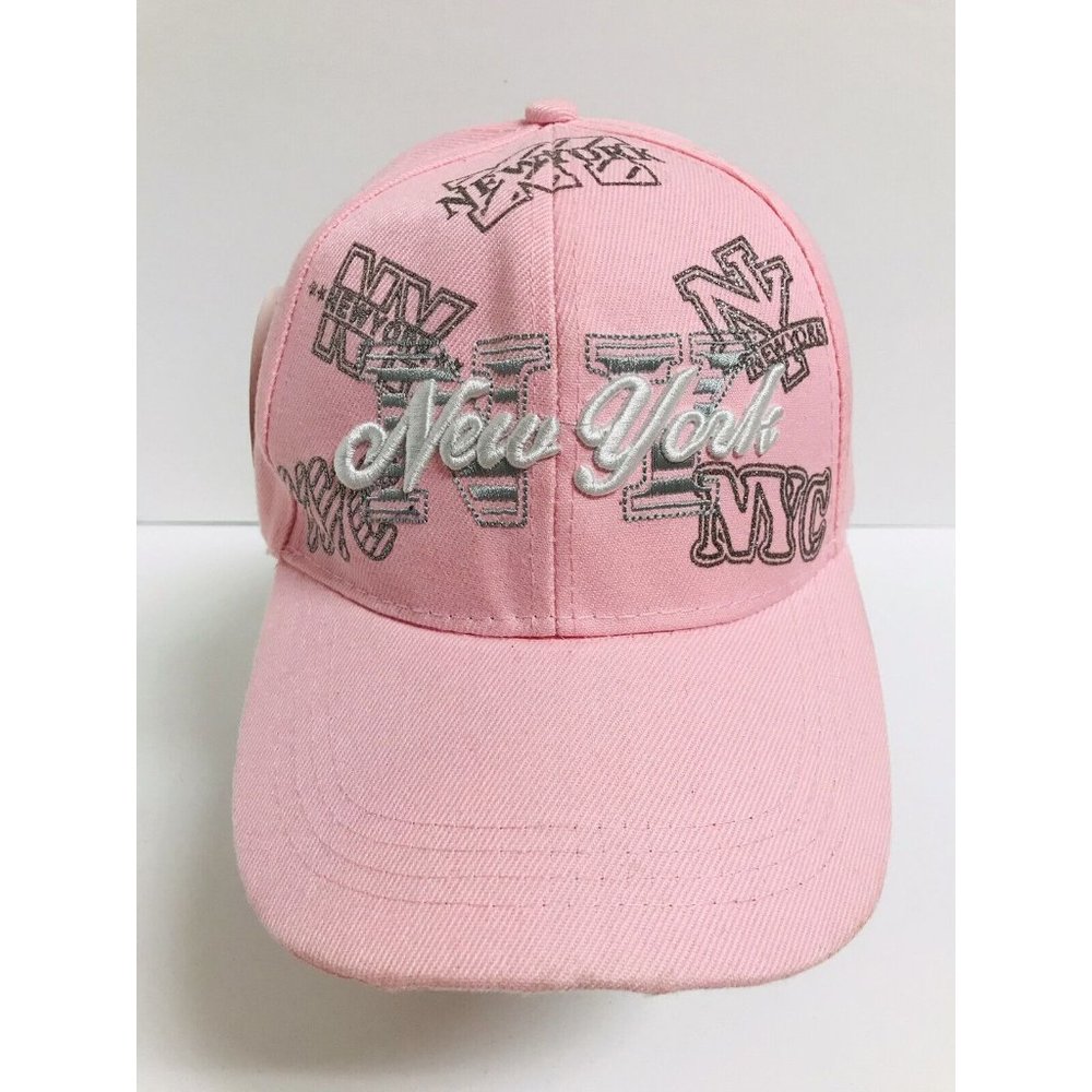 New York City NYC Pink Adjustable Hat